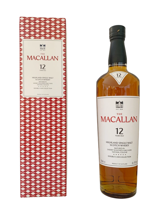 The Macallan 12 years old Double Cask Collection Highland single malt Scotch whisky matured in sherry seasoned oak casks