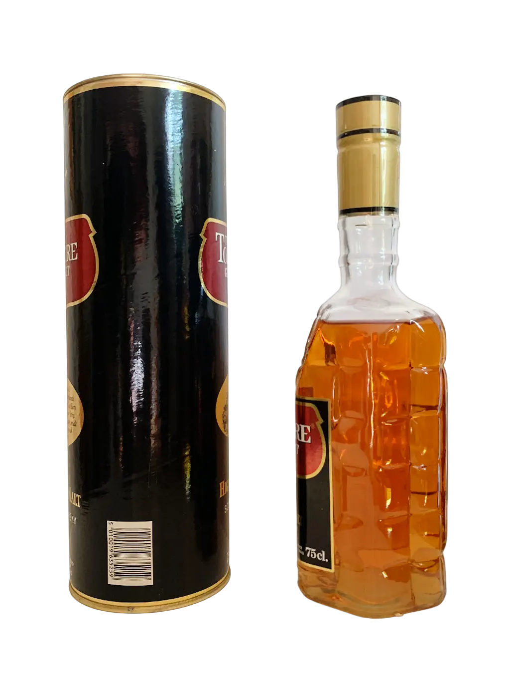 The Tormore Glenlivet single Highland malt Scotch whisky 10 ans d'âge Long John Distilleries Ltd.