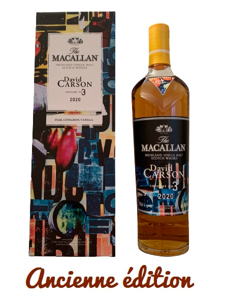 Macallan Highland Single Malt Scotch Whisky David Carson Concept 3 2020